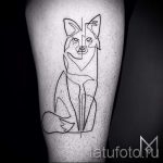 simple, tatouage de lignes - une photo du tatouage fini 02092016 1099 tatufoto.ru