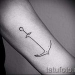 simple, tatouage noir et blanc - photo du tatouage fini 02092016 1102 tatufoto.ru