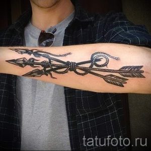 simple, tatouage sur son avant-bras - une photo du tatouage fini 02092016 2111 tatufoto.ru