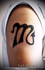 simple, tatouage sur son épaule - une photo de tatouage fini 02092016 1112 tatufoto.ru