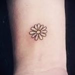 simple tattoo flowers - photos of the finished tattoo 02092016 2075 tatufoto.ru