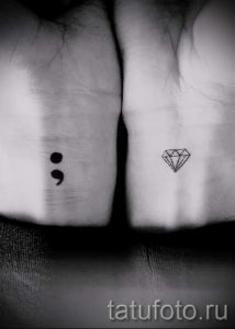 simple tattoo marks - photo of the finished tattoo 02092016 1078 tatufoto.ru