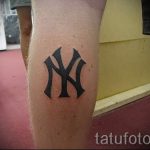 simple tattoo on his calf - a photo of the finished tattoo 02092016 1081 tatufoto.ru