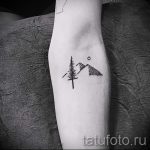 simple tattoo on his forearm - a photo of the finished tattoo 02092016 1082 tatufoto.ru