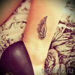 simple tattoo on his leg - a photo of the finished tattoo 02092016 1084 tatufoto.ru