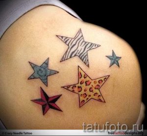 simple tattoo on his shoulder - a photo of the finished tattoo 02092016 1085 tatufoto.ru