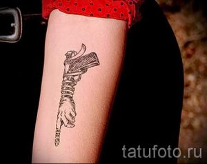 small tattoo gun - photo of the finished tattoo 01092016 1032 tatufoto.ru