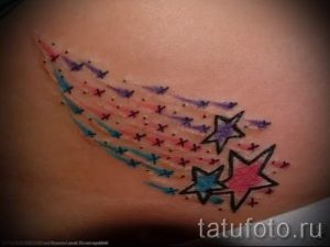 Étoile Tattoo photo - un symbole de bonne chance tatouage 1006 tatufoto.ru