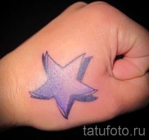 Тату Звезда фото - символ счастья и удачи тату 5091 tatufoto.ru