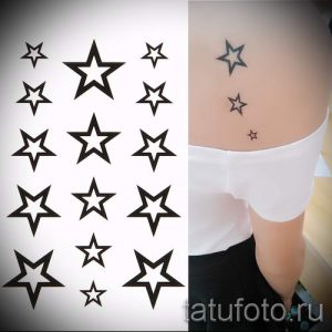 Тату Звезда фото - тату для привлечения удачи 1099 tatufoto.ru