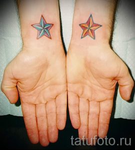 Тату Звезда фото - тату для привлечения удачи 4102 tatufoto.ru