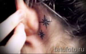 Тату Звезда фото - тату на везение и удачу 3121 tatufoto.ru