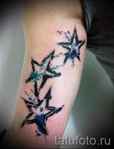 Тату Звезда фото - тату на удачу и здоровье 5138 tatufoto.ru