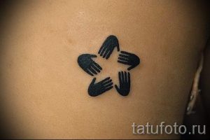 Тату Звезда фото - тату обозначающее удачу 1144 tatufoto.ru