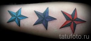 Тату Звезда фото - тату обозначающее удачу 4147 tatufoto.ru