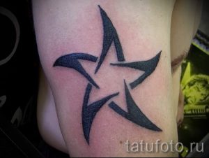 Тату Звезда фото - тату символизирующие удачу 1154 tatufoto.ru