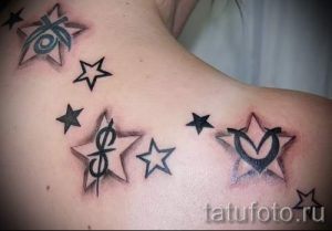 Тату Звезда фото - тату символизирующие удачу 4157 tatufoto.ru