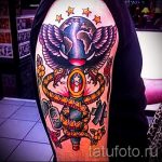 Тату Кадуцей фото - тату оберег на удачу 2185 tatufoto.ru