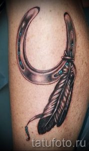 Тату Подкова фото - наколка на удачу фото 6211 tatufoto.ru