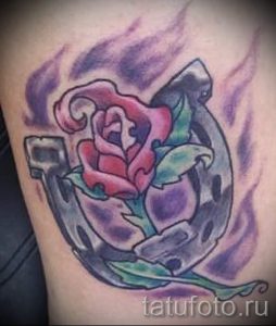 Тату Подкова фото - тату на удачу богатство 1214 tatufoto.ru