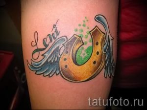 Тату Подкова фото - тату на удачу богатство 2215 tatufoto.ru
