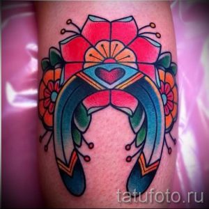 Тату Подкова фото - тату на удачу богатство 4217 tatufoto.ru