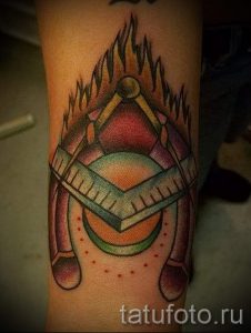 Тату Подкова фото - тату на удачу богатство счастье 2228 tatufoto.ru