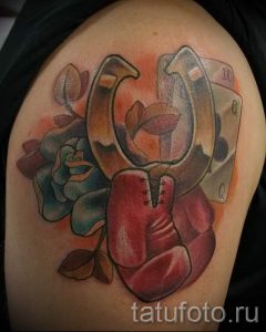 Тату Подкова фото - тату на удачу богатство счастье 5231 tatufoto.ru