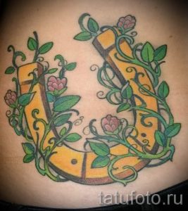 Тату Подкова фото - тату на удачу богатство счастье 7233 tatufoto.ru