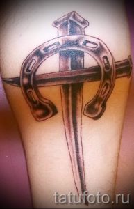 Тату Подкова фото - тату на удачу в жизни 1235 tatufoto.ru
