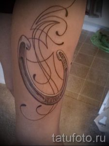 Тату Подкова фото - тату на удачу в жизни 3237 tatufoto.ru