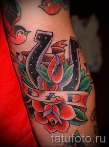 Тату Подкова фото - тату на удачу в жизни 4238 tatufoto.ru