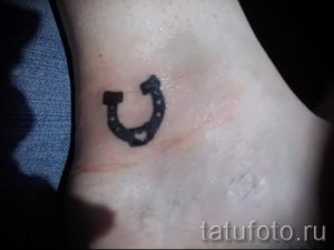 Тату Подкова фото - тату на удачу в жизни 5239 tatufoto.ru