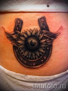 Тату Подкова фото - тату на удачу в жизни 7241 tatufoto.ru