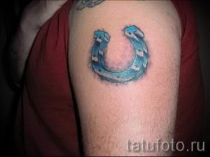 Тату Подкова фото - тату на удачу в жизни 8242 tatufoto.ru