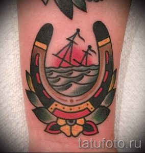 Тату Подкова фото - тату на удачу в любви 2252 tatufoto.ru
