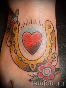 Тату Подкова фото - тату на удачу в любви 8258 tatufoto.ru