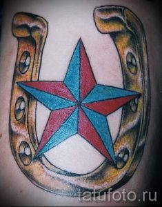 Тату Подкова фото - тату на удачу в спорте 3261 tatufoto.ru