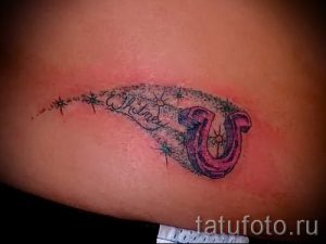 Тату Подкова фото - тату на удачу в спорте 4262 tatufoto.ru