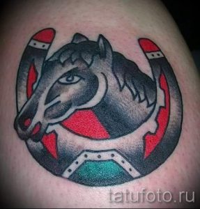 Тату Подкова фото - тату на удачу достаток и любовь фото 5271 tatufoto.ru