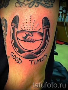 Тату Подкова фото - тату на удачу достаток и любовь фото 8274 tatufoto.ru