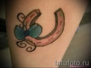 Тату Подкова фото - тату на удачу любовь 3285 tatufoto.ru