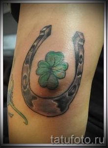 Тату Подкова фото - тату на удачу любовь 4286 tatufoto.ru