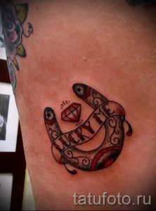 Тату Подкова фото - тату на удачу любовь 6288 tatufoto.ru