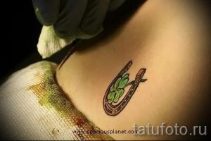 Тату Подкова фото - тату на удачу любовь 8290 tatufoto.ru
