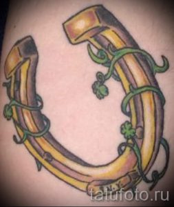 Тату Подкова фото - тату на удачу символы 7297 tatufoto.ru