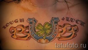 Тату Подкова фото - тату на удачу счастье и любовь 6304 tatufoto.ru