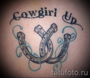 Тату Подкова фото - тату на удачу счастье и любовь 7305 tatufoto.ru