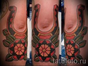 Тату Подкова фото - тату на удачу счастье и любовь 8306 tatufoto.ru
