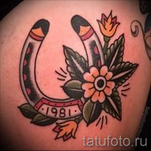 Тату Подкова фото - тату привлекающие удачу 1307 tatufoto.ru